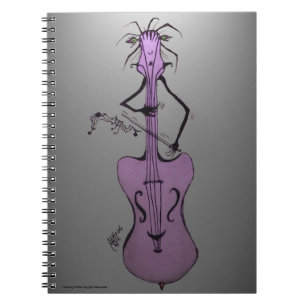Marienkäfer-Voodoo Ghoulie Band-Cello/aufrecht Notizblock