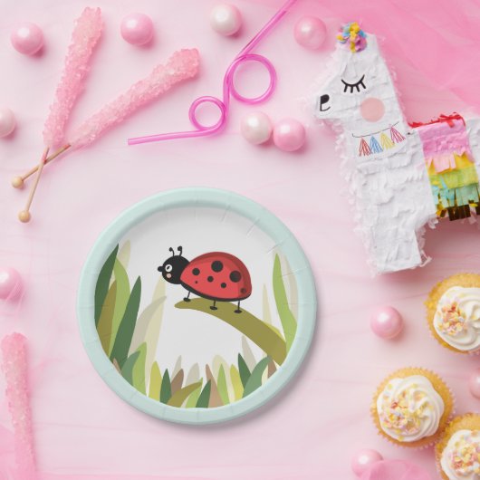 Marienkäfer-Wanzen-Insekten-Papierplatten-Party im Pappteller (Party)