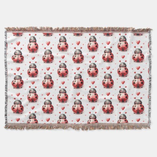 Marienkäferliebe Decke (Vorderseite)