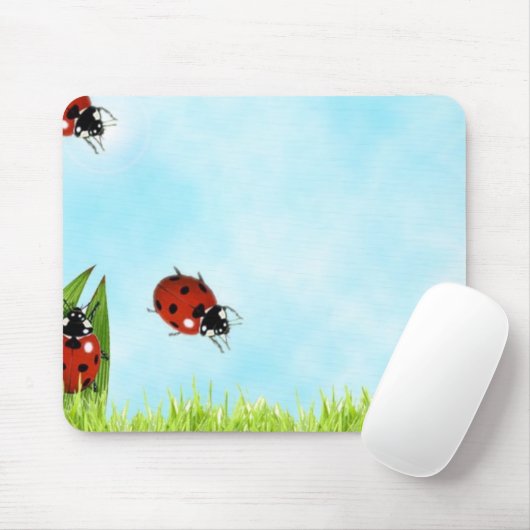 MarienkäferMausunterlage Mousepad (Mit Mouse)