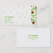 Marienkäfermuster Visitenkarte (Vorne/Hinten)