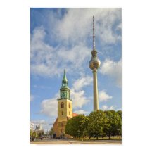 Marienkirche, Berlin, Deutschland, Fernsehturm