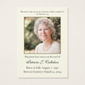 Marienkirche-Gedenkkarte (Rückseite)