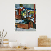 Marienkirche im Schnee von August Macke Poster (Küche)