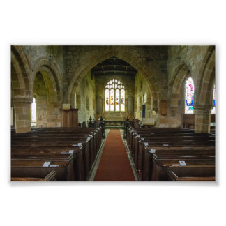 Marienkirche, Leake North Yorkshire Heritage Fotodruck