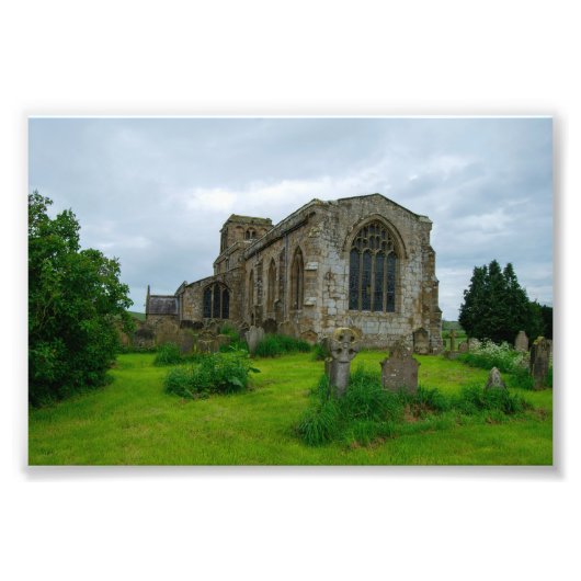 Marienkirche, Leake North Yorkshire Heritage Fotodruck (Vorne)