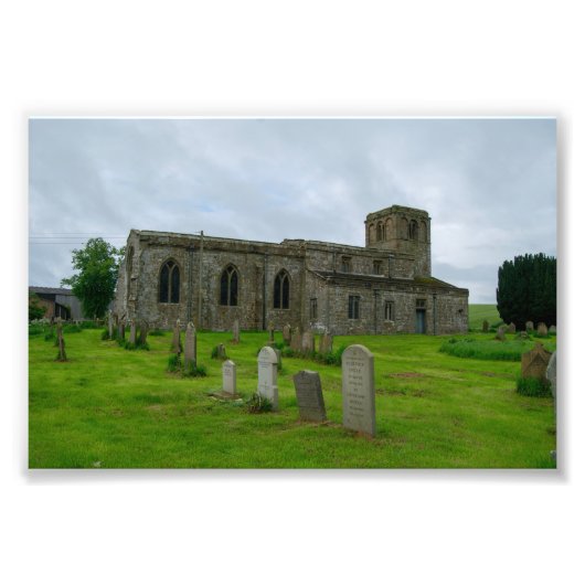 Marienkirche, Leake North Yorkshire Heritage Fotodruck (Vorne)