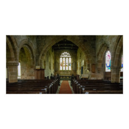 Marienkirche, Leake North Yorkshire Heritage Poster