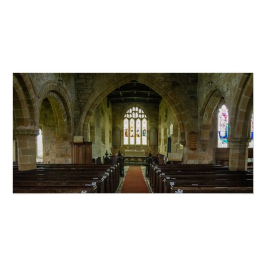 Marienkirche, Leake North Yorkshire Heritage Poster (Vorderseite)