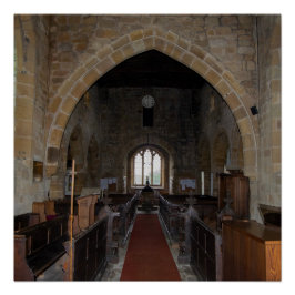 Marienkirche, Leake North Yorkshire Heritage Poster