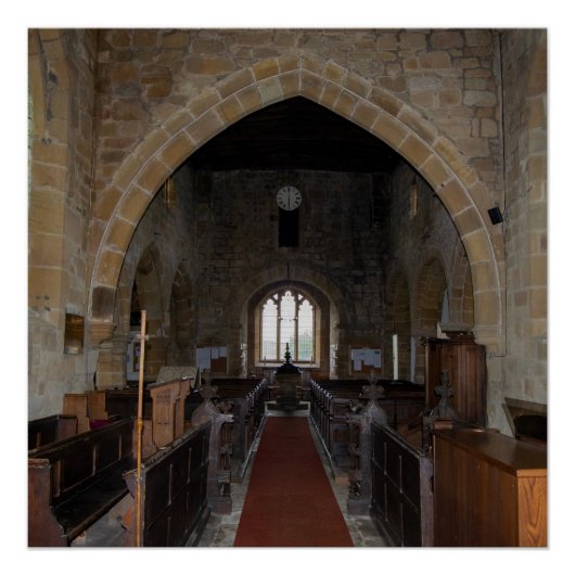 Marienkirche, Leake North Yorkshire Heritage Poster (Vorderseite)