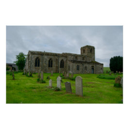 Marienkirche, Leake North Yorkshire Heritage Poster