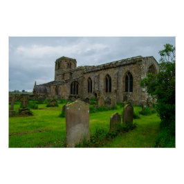 Marienkirche, Leake North Yorkshire Heritage Poster