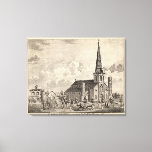 Marienkirche Leinwanddruck (Vorderseite)
