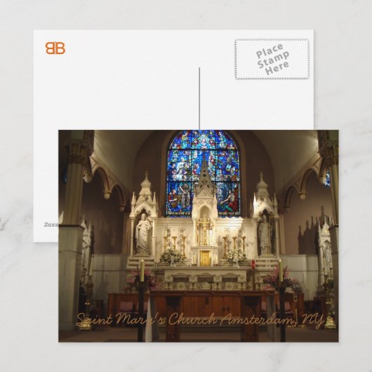 Marienkirche Postkarte (Vorne/Hinten)