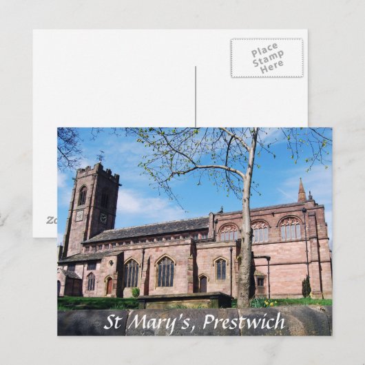 Marienkirche, Prestwich Postkarte (Vorne/Hinten)