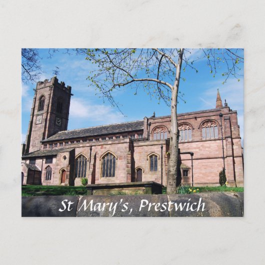 Marienkirche, Prestwich Postkarte (Vorderseite)