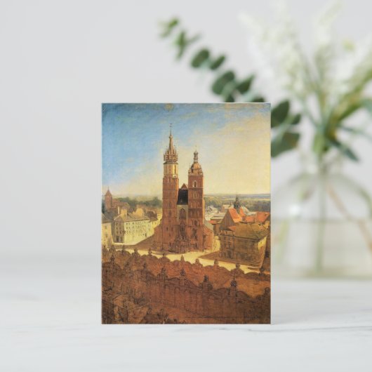 Marienkirche von Jan Matejko Postkarte (Stehend Vorderseite)