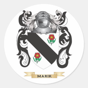 Marienmatte (Familienwappen) Runder Aufkleber
