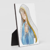 Marienplatine mit Easel Fotoplatte (Seite)