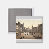 Marienplatz, München, Bayern, Deutschland prachtvo Magnet (Vorderseite/Rückseite)