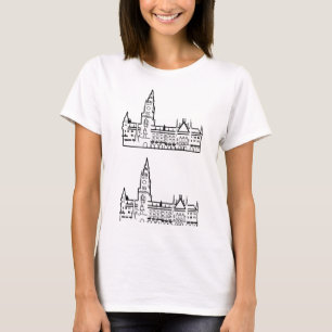 "Marienplatz, München" Minimalistische Kunst, Se T-Shirt