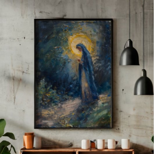 Marienreligiös-Impressionismus Fotodruck