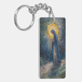 Marienreligiös-Impressionismus Schlüsselanhänger (Vorderseite links)