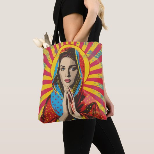 Marienreligiöse Kunst - Pop Tasche (Von Nahem)