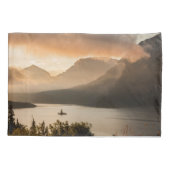 Mariensee| Glacier National Park, Montana Kissenbezug (Rückseite-Links)