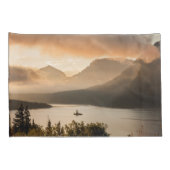 Mariensee| Glacier National Park, Montana Kissenbezug (Rückseite-Rechts)