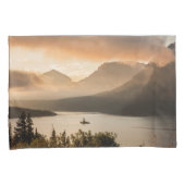 Mariensee| Glacier National Park, Montana Kissenbezug (Vorderseite-Rechts)