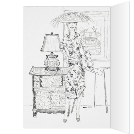 Marie's Coloring Book, Seite 4 WC & D (Innen (Links))