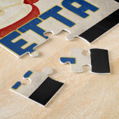 Marietta Georgia Apple - Vintage Travel Puzzle (Seite)