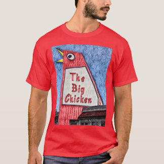 Marietta Georgia Big Chicken Restaurant Malerei T-Shirt