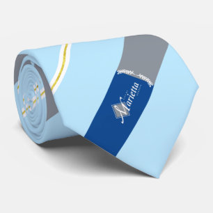 Marietta (Georgia) Stadtflagge Neck Tie Krawatte