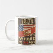 Marietta Ohio Kaffeetasse (Links)