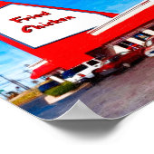 Marietta Sehenswürdigkeit - Das große Huhn - Archi Poster (Ecke)