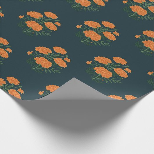 Marigold Blue Packpapier (Ecke)