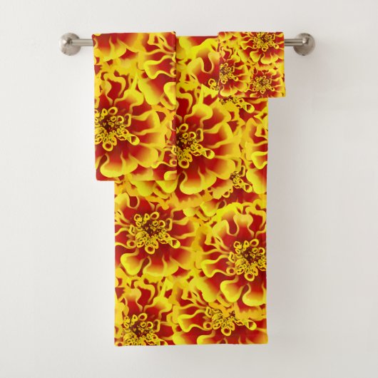 Marigold Blume Badhandtuch Set (Insitu)