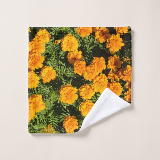 Marigold Blume Blossom Badhandtuch Set (Waschlappen)