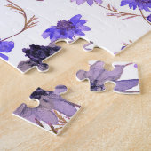 Marigold-Blume, blühende nahtlose Tapete Puzzle (Seite)