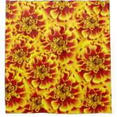 Marigold Blume Duschvorhang (Vorderseite)