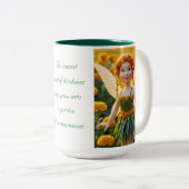 Marigold Blume Fairy Zweifarbige Tasse (VorderseiteRechts)
