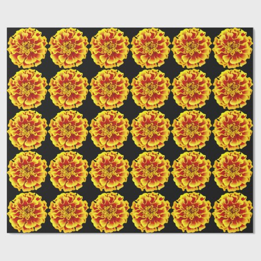 Marigold Blume Geschenkpapier (Flach)