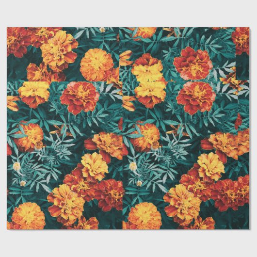 Marigold Blume Geschenkpapier (Flach)