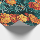 Marigold Blume Geschenkpapier (Ecke)
