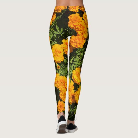 Marigold Blume Leggings (Rückseite)