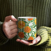 Marigold Blume Pattern Kaffeetasse