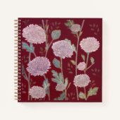 Marigold Blume Pattern Notebook Notizblock (Vorderseite)